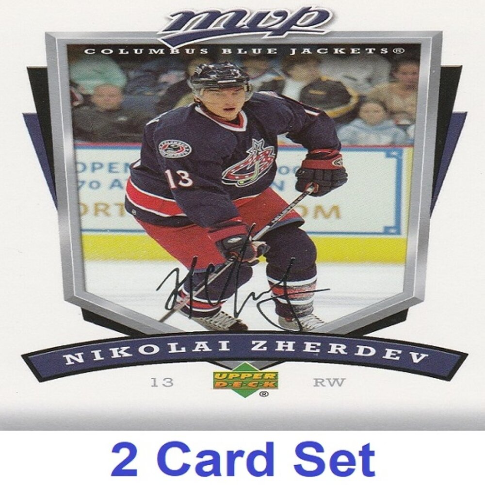 Nikolai Zherdev Hockey Card Collection